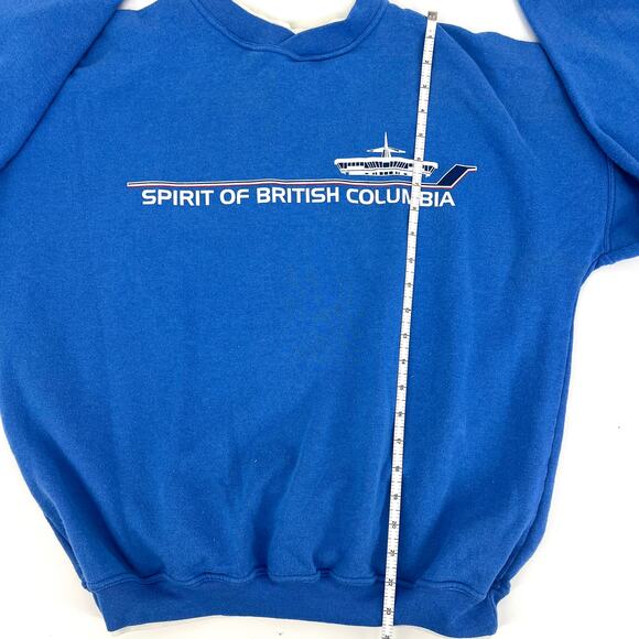 Vintage 80s Spirit of British Columbia Canada Sweatshirt Intracan Label Size M - Picture 5 of 9